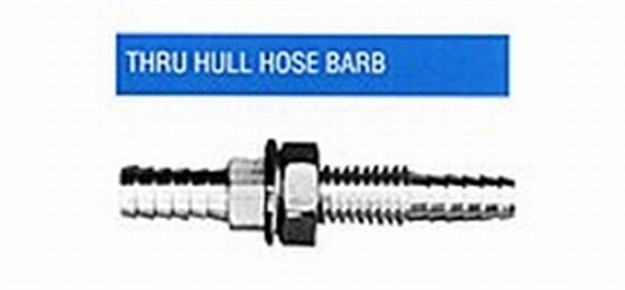Picture of T & R Marine Barb Hose Thru Hull