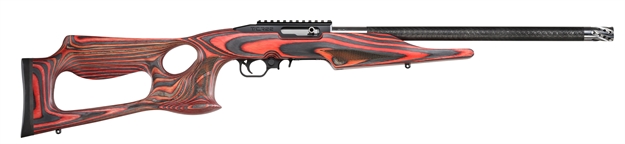 Picture of T/C Arms 13145 Performance Center T/Cr22 22 LR 10+1 17" Red Hardwood Thumbhole Black Right Hand Carbon Fiber Barrel