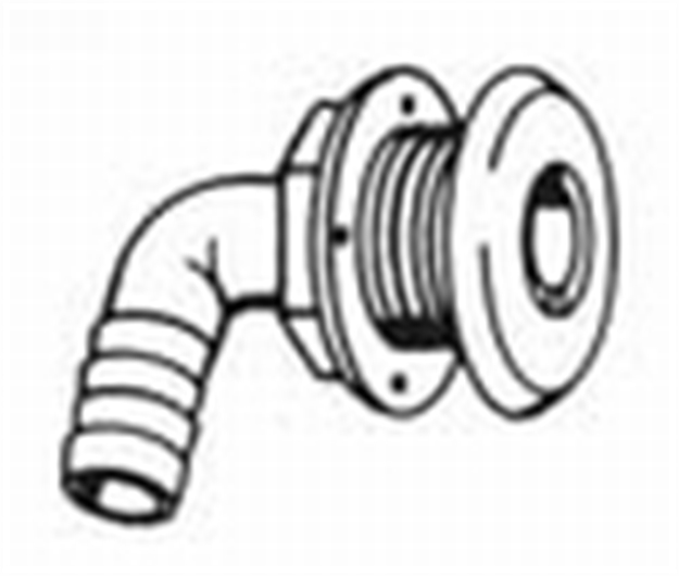 Picture of T. H. Marine Conn TH 3/4In 90Dwht