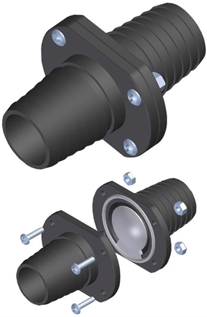 Picture of T. H. Marine Inline Scup 11/2" Hose