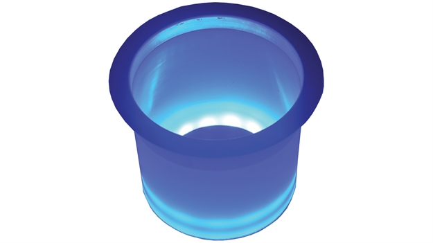 Picture of T. H. Marine Led Cup Holdr W/Ss Rim Blu