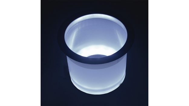 Picture of T. H. Marine Led Cup Holdr W/Ss Rim Wht