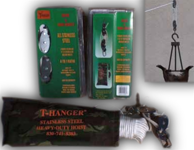 Picture of T-Hangers, Inc. Stainless Steel Hoist 4-1