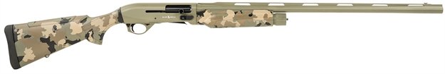 Picture of  Silver Eagle Arms A21228os3 Alpha 2  12 Gauge 3" 4+1 28" Green Cerakote Chrome Lined Vent Rib Barrel & Steel Receiver, Old School Camo Synthetic Fixed Stock 812052025630