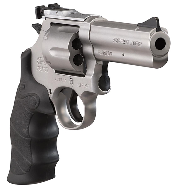 Picture of T R Imports Sr383574ss Sarsilmaz Sr38 Single/Double 357 Magnum 4" 6 Black Polyme