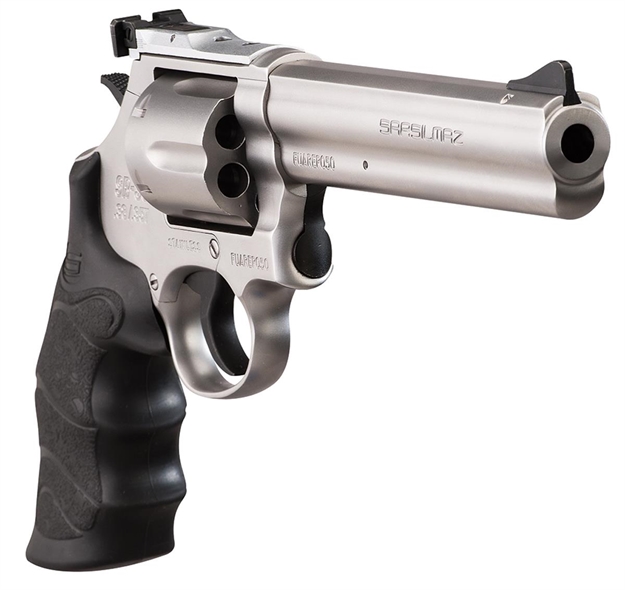 Picture of T R Imports Sr383576ss Sarsilmaz Sr38 Single/Double 357 Magnum 6" 6 Black Polyme