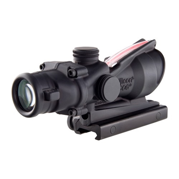 Picture of Trijicon 100233 Acog  Black Hardcoat Anodized 4X32mm Illuminated Red Crosshair .223/5.56 Bdc Reticle TA31-CH