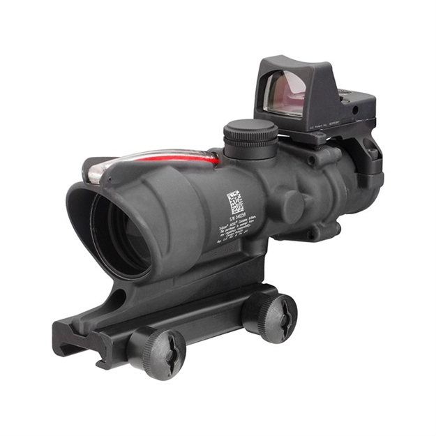 Picture of Trijicon 100549 Acog Combo Matte Black 4X32mm Illuminated Red Chevron .223/5.56 Bdc Reticle TA31D100549 719307311770