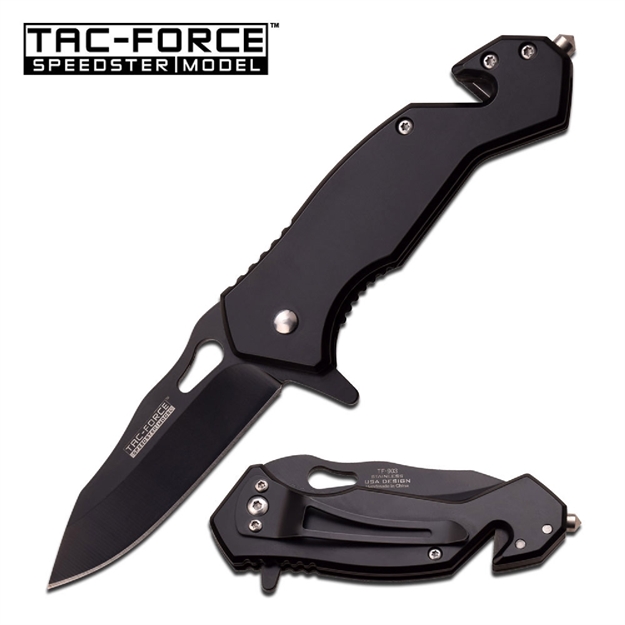 Picture of Tac-Force Assisted 2.7 IN Blade Black Stainless Handle