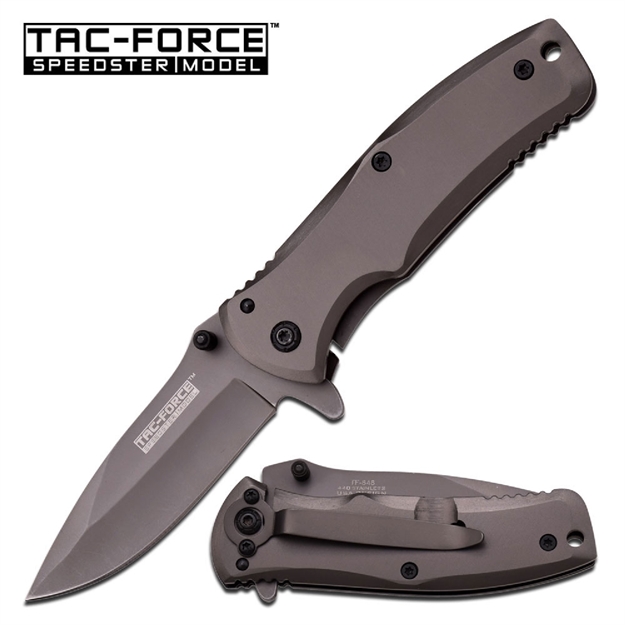 Picture of Tac-Force Assisted 2.75 IN Blade Gray Stainless Handle