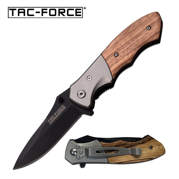 Picture of Tac-Force Assisted 3.0 IN Blade Light Pakkawood Handle