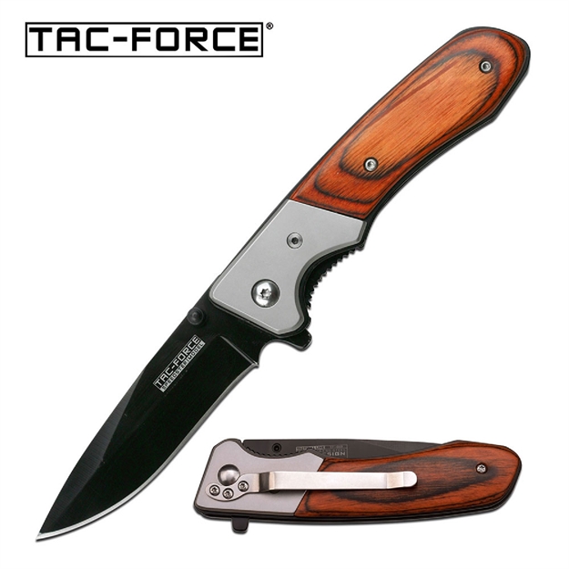 Picture of Tac-Force Assisted 3.0 IN Blade Pakkawood Handle Tf-469