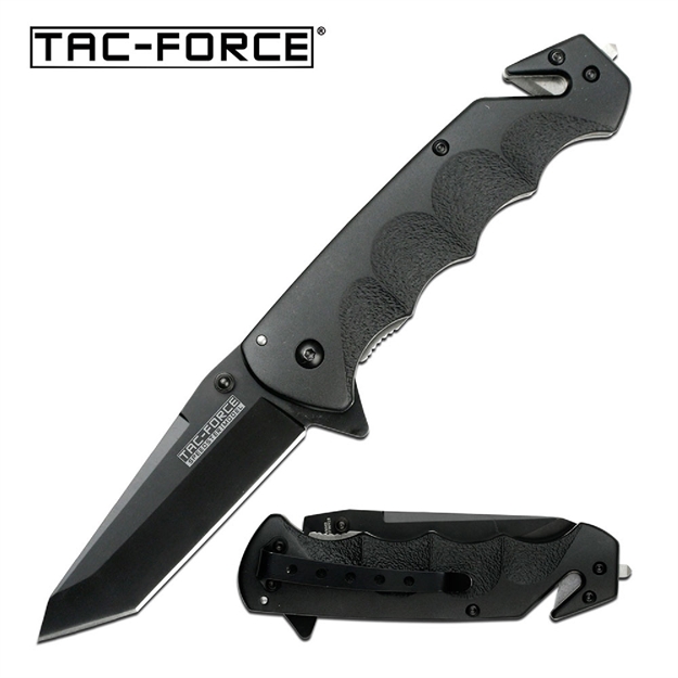 Picture of Tac-Force Assisted 3.25 IN Blade Aluminum Handle Tf-499Bt