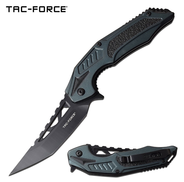 Picture of Tac-Force Assisted 3.6 IN Blade Blue Aluminum Handle