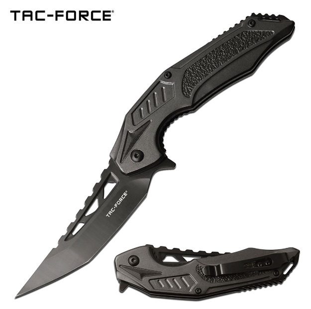 Picture of Tac-Force Assisted 3.6 IN Blade Gray Aluminum Handle