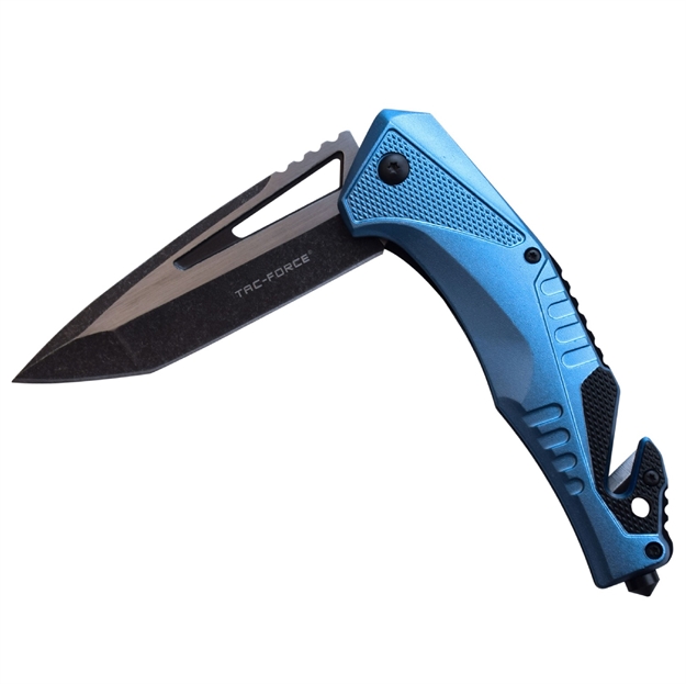 Picture of Tac-Force Assisted 3.75 IN Blade Blue Anodized Aluminum Hndl