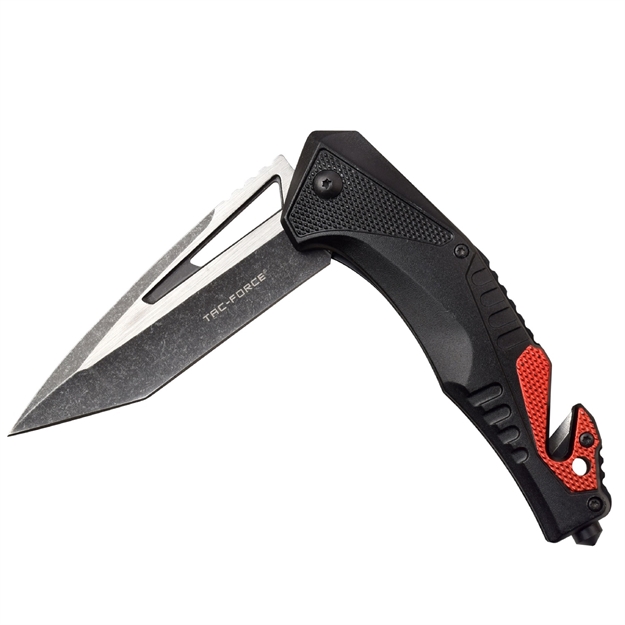 Picture of Tac-Force Assisted 3.75In Blade Black Anodized Aluminum Hndl