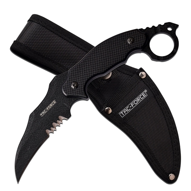 Picture of Tac-Force Fixed 4In Blade Karambit - Black