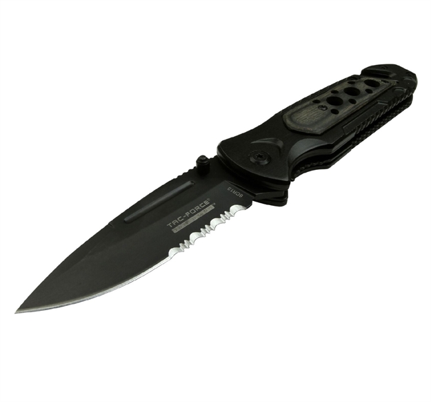 Picture of Tac-Force Tfe-A026-Wd Assisted 3.25 IN Blade Ss-Wood Handle