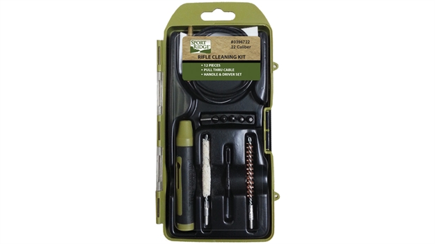 Picture of Sport Ridge 22 Cal 12 Piece Rifle Cleaning Kit 0396722 843119031509