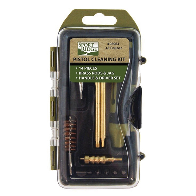 Picture of Tac Shield Ridge Cleaning Kit Pistol 45Cal 14Pc 03964 843119030908