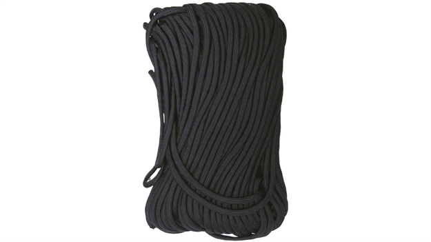 Picture of  Tacshield 03010 550 Cord  Black Paracord 100' Long