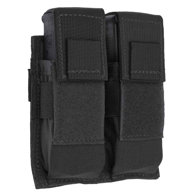 Picture of  Tacshield T3602bk Universal Double Pistol Mag Pouch Black 1000D Nylon