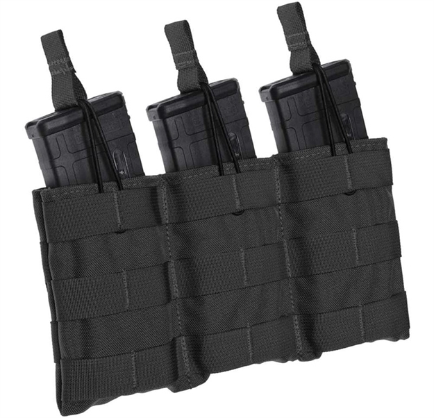 Picture of  Tacshield T3508bk Speed Load Triple Rifle Triple Black 1000D Nylon 843119030342