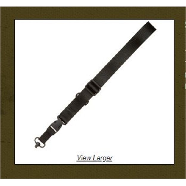 Picture of Tac Shield Shield Sling Single Point Cqb Tactical Ext Button Swivel T6006BK