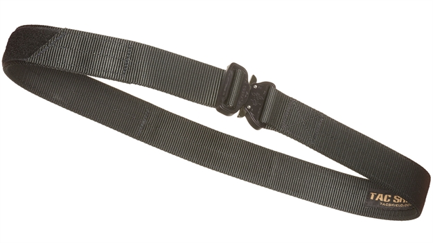 Picture of Tacshield T303smbk Tactical Gun Belt Black Webbing 30-34" 1.75" Wide Buckle Closure T303-SMBK