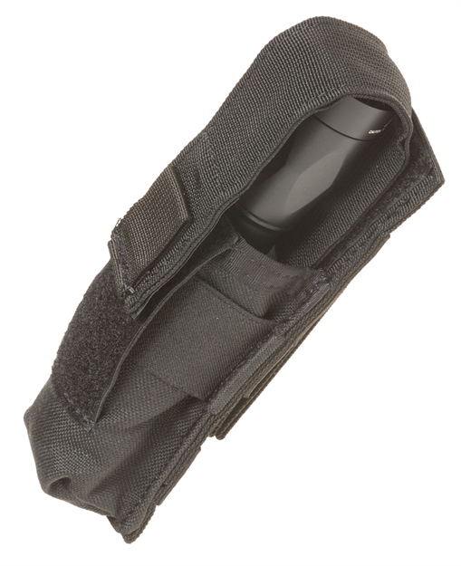 Picture of  Tacshield T4001bk Suppressor/Light Pouch  Cordura 1000D Nylon Black 843119032506