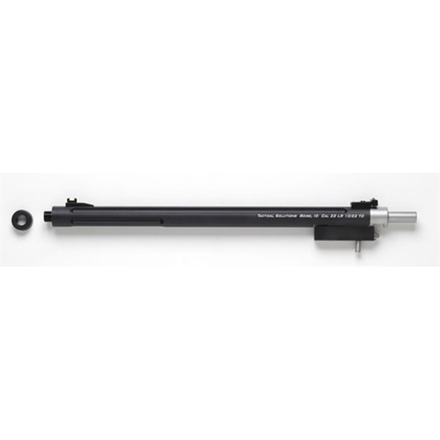 Picture of Tactical Solutions 1022Tdmb X-Ring Barrel 22 LR 16.50" Black Matte Finish Aluminum Material Bull With Fluting, Threading & Sights For Ruger 10/22 Takedown 1022TD-MB