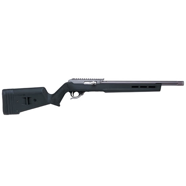 Picture of  Tactical Solutions Ategmgbmblk X-Ring VR 22 LR 10+1 16.50" Gunmetal Gray Target Crown Barrel, Gun Metal Gray W/ Attached Scope Rail Receiver, Black Magpul X-22 Hunter Stock, Ambidextrous 879971008175