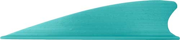 Picture of Tac Vanes Vanes Matrix 2.25" Shield Cut Turquoise 36 Pack 80TAC-0360310-1069 810024610693