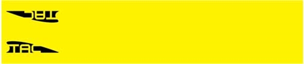 Picture of Tac Vanes Vanes Standard Arrow Wrap 4.675" Yellow 13 Pack 80TAC-0135109-1147