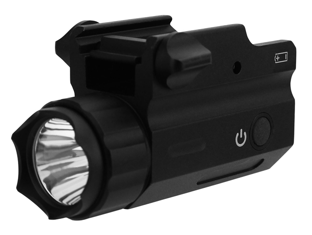 Picture of  Tacfire Flp360c 360 Lumen Pistol Flashlight (Compact-Sized)  Black White Cree Led 811261020726