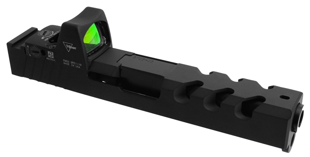 Picture of Tacfire Glk19kit Glock 19 Slide Compatible  416R Stainless Steel Cerakote Graphite Black With 4" Barrel