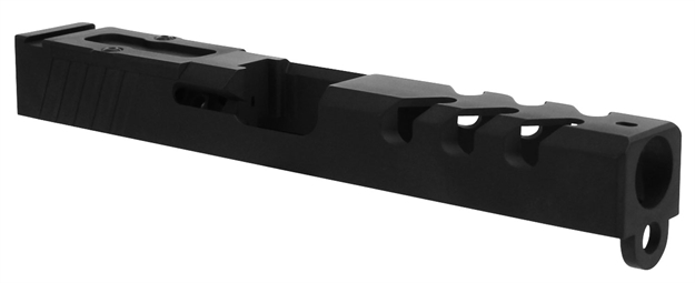 Picture of Tacfire Glksl17 Glock 17 Compatible  Gen3 Slide Rmr Cut With Cover Plates Black