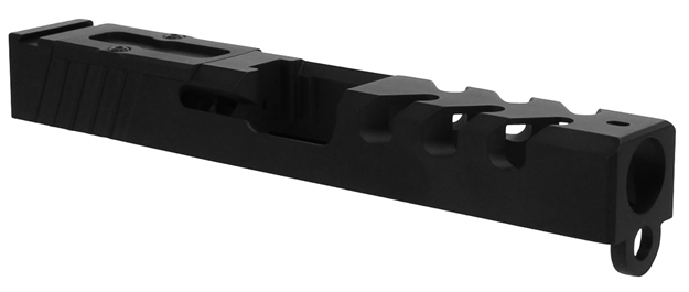 Picture of Tacfire Glksl23 Glock 23 Compatible  Gen3 Slide Rmr Cuts With Cover Plates Black