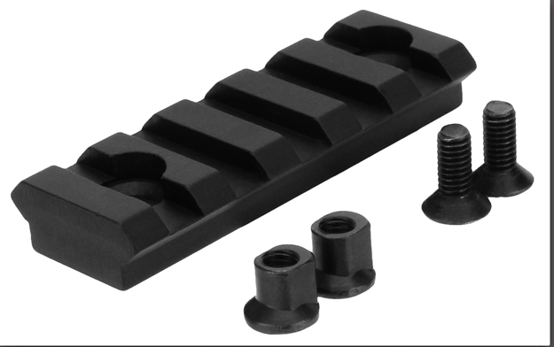 Picture of  Tacfire Mar101 Keymod Picatinny Rail 2 Inch 5 Slots  Black
