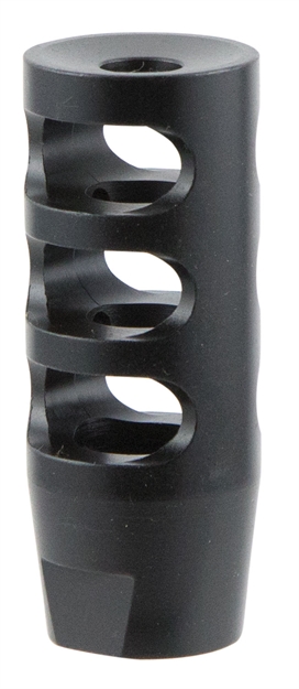 Picture of  Tacfire Mz10023bn Compact Compensator Black Nitride Steel With 5/8"-24 Tpi Threads, 2.50" Oal & 1" Diameter For 308 Win Ar-10 811261029576