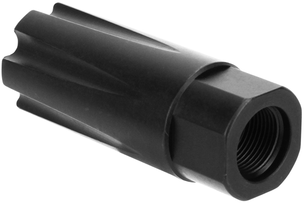 Picture of  Tacfire Mz1020 Linear Compensator Black Nitride Steel With 1/2"-28 Tpi Threads, 2.26" Oal & 0.87" Diameter For 5.56X45mm Nato Ar-15
