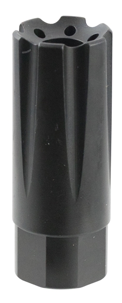Picture of  Tacfire Mz10209mm Linear Compensator Black Nitride Steel With 1/2"-36 Tpi Threads, 2.26" Oal, 0.87" Diameter & Forward Style For 9Mm Luger Ar-Platform 811261028555