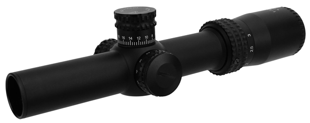Picture of Tacfire Sc1424ccm HD Riflescope 1-4X 24Mm Obj 112-25.5 FT @ 100 Yds Fov 30Mm Tube Black Matte Finish Illuminated Mil-Dot