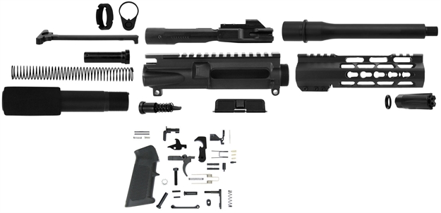 Picture of  Tacfire Sspk9mmlpk7k AR Build Kit Keymod 9Mm Luger Black Steel 745559515932