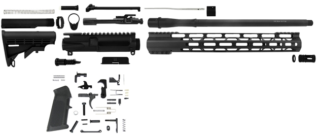 Picture of Tacfire Ssrk300lpk AR Build Kit  Sports South Exclusive 300 Blackout Ar-Platform Black Nitride 1/2"X28 745559515215 -