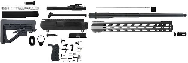 Picture of Tacfire Ssrk308lpk18bn AR Build Kit  Sports South Exclusive 308 Win Ar-10 Black Nitride 5/8"X24 745559515260 -