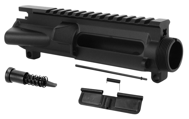Picture of  Tacfire Up01c Stripped Upper Receiver  5.56X45mm Nato 7075-T6 Aluminum Black Anodized Receiver For Ar-15
