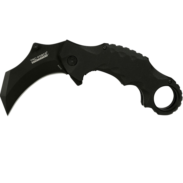 Picture of Tacforce Evolution Assisted Karambit 2.5 IN Pln Tfe-A021-Bk