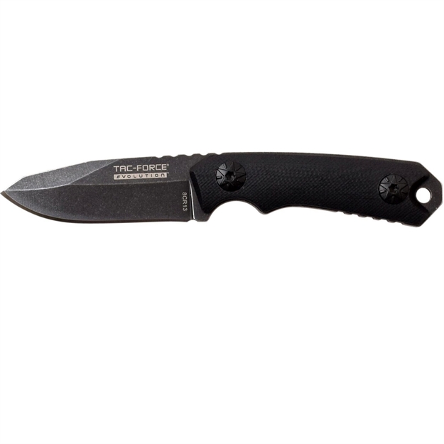 Picture of Tacforce Evolution Fixed Blade 2.0 IN Plain Tfe-Fix009-Bk